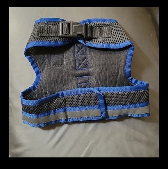 SimplyGo! Small Dog Harness Size MediumGray & Blue Excellent Used Condition - Picture 2 of 6